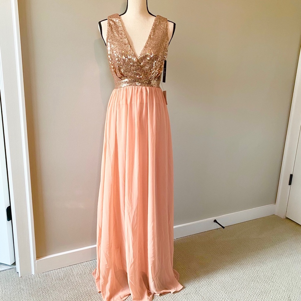 Lulu’s sequin gown